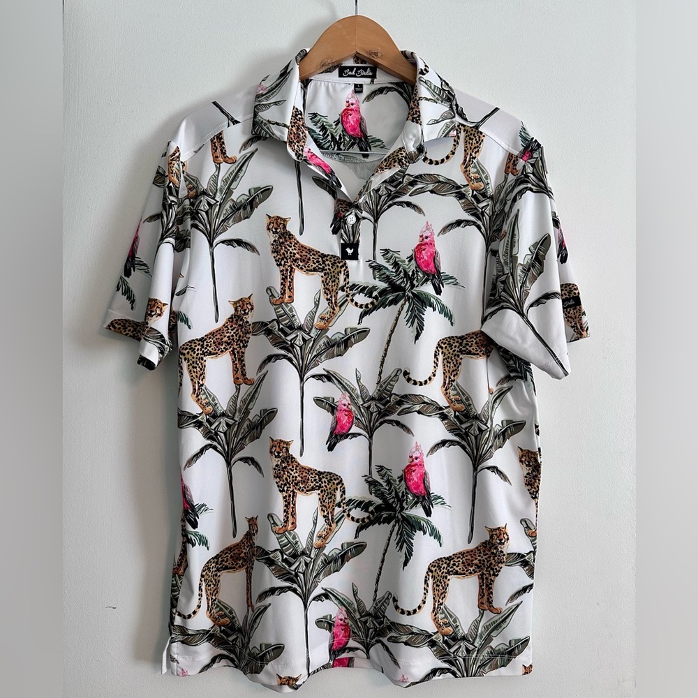 Bad Birdie Jungle Safari Polo Shirt